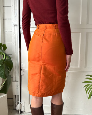 90s Max Mara Silk Skirt | S