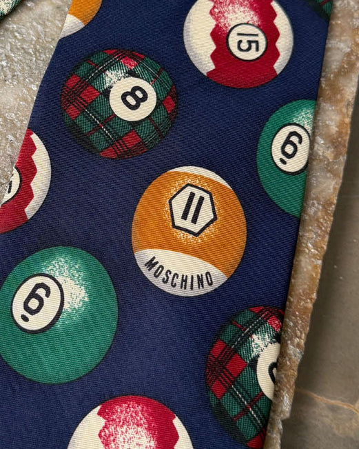 00s Moschino Silk Tie