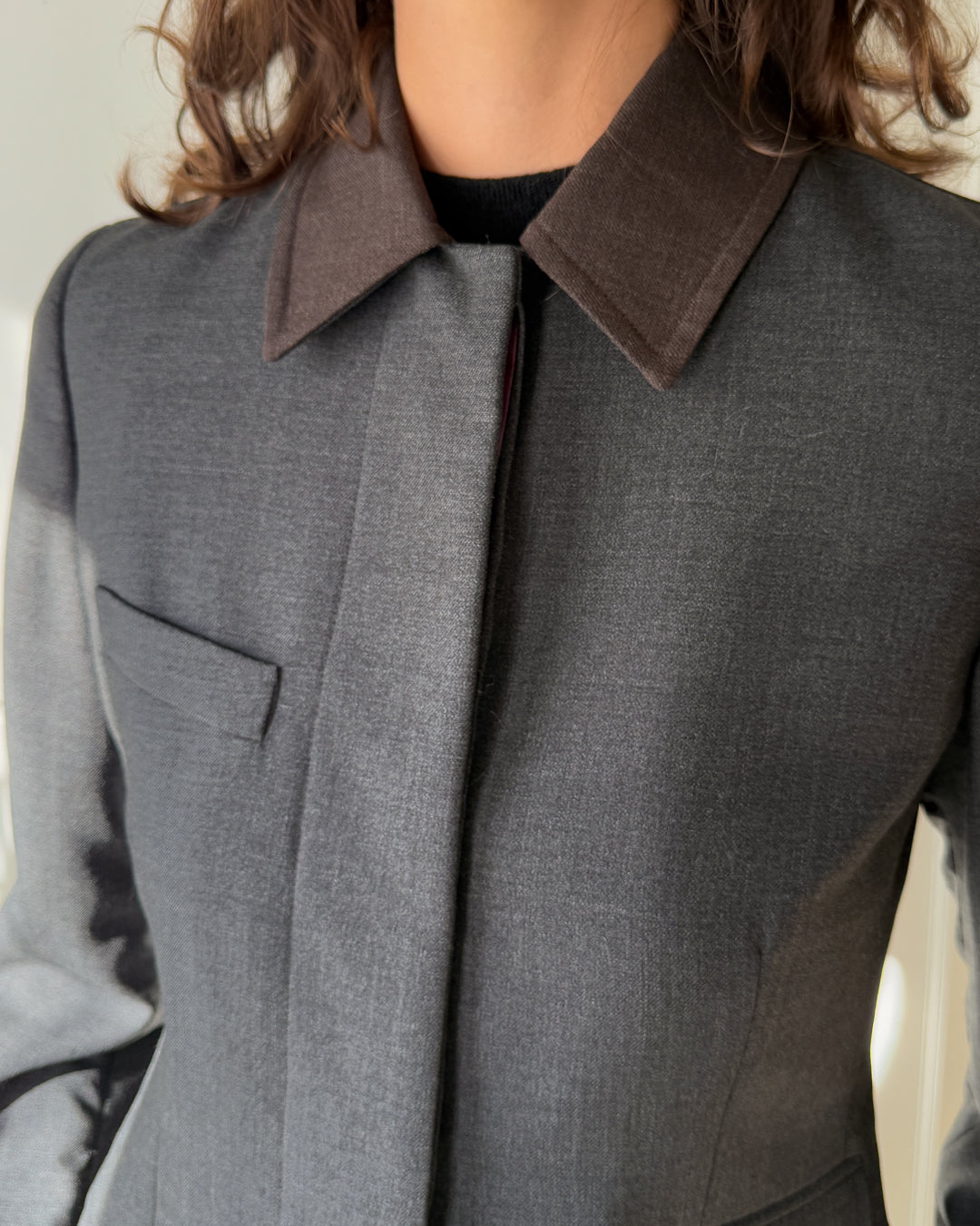 00s Tailored Wool Jacket | S - Lucky Vintage