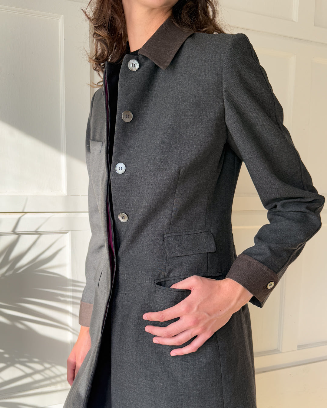 00s Tailored Wool Jacket | S - Lucky Vintage
