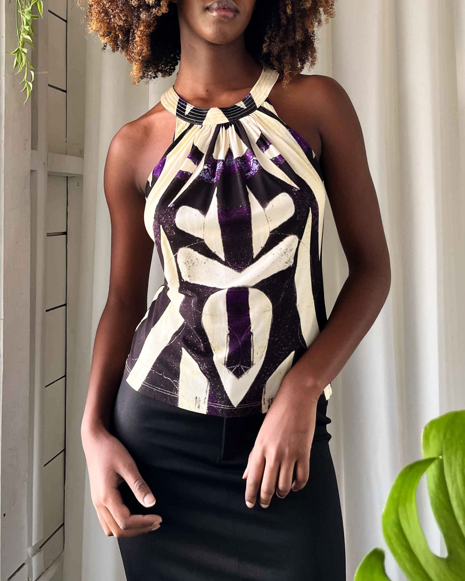 00s Roberto Cavalli Halter Top | XS-S