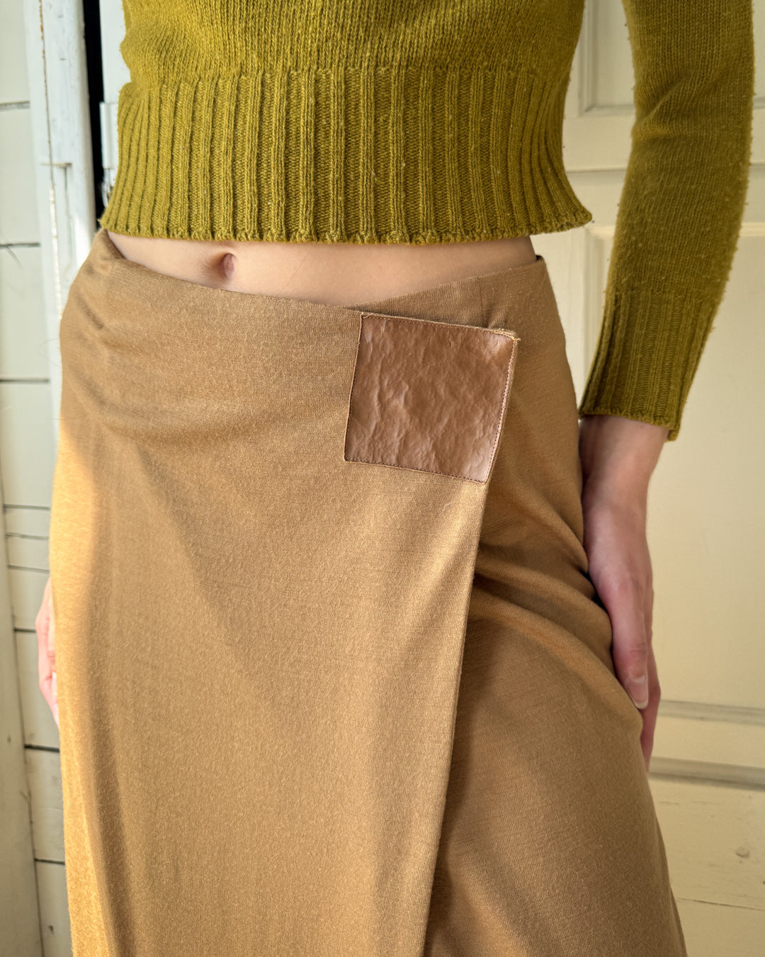 90s Wool Maxi Skirt | M