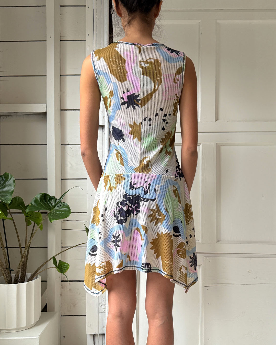 00s Girbaud Mesh Dress | S