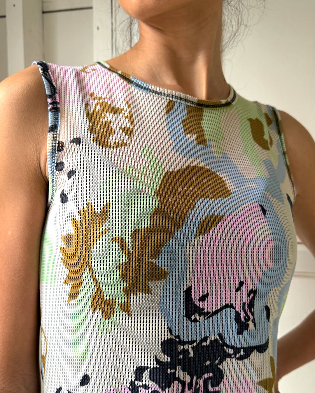 00s Girbaud Mesh Dress | S