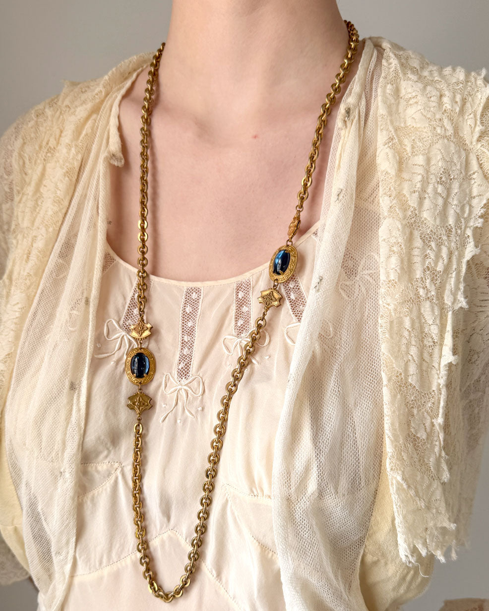 30s Miriam Haskell Chain Necklace