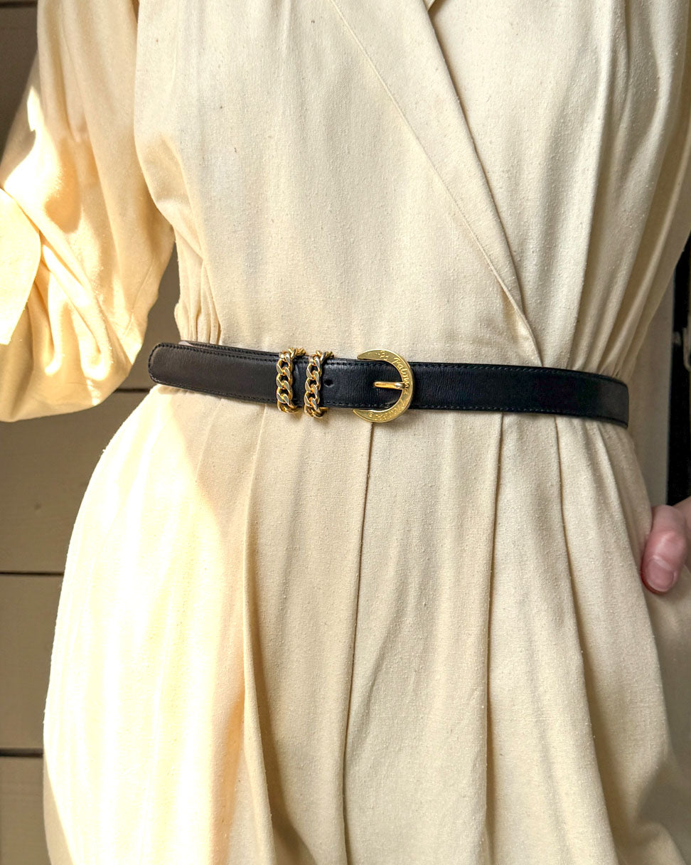 80s Paloma Picasso Leather Belt