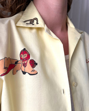 70s Painted Western Shirt