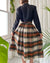 60s Plaid Mohair Skirt