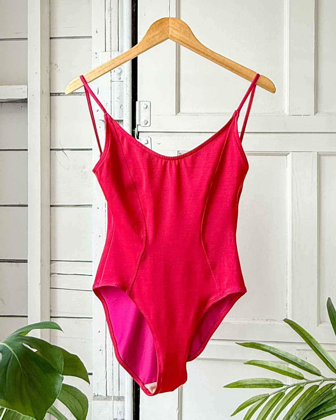 90s Anne Klein Iridescent Swimsuit | S-M