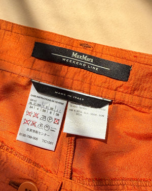90s Max Mara Silk Skirt | S