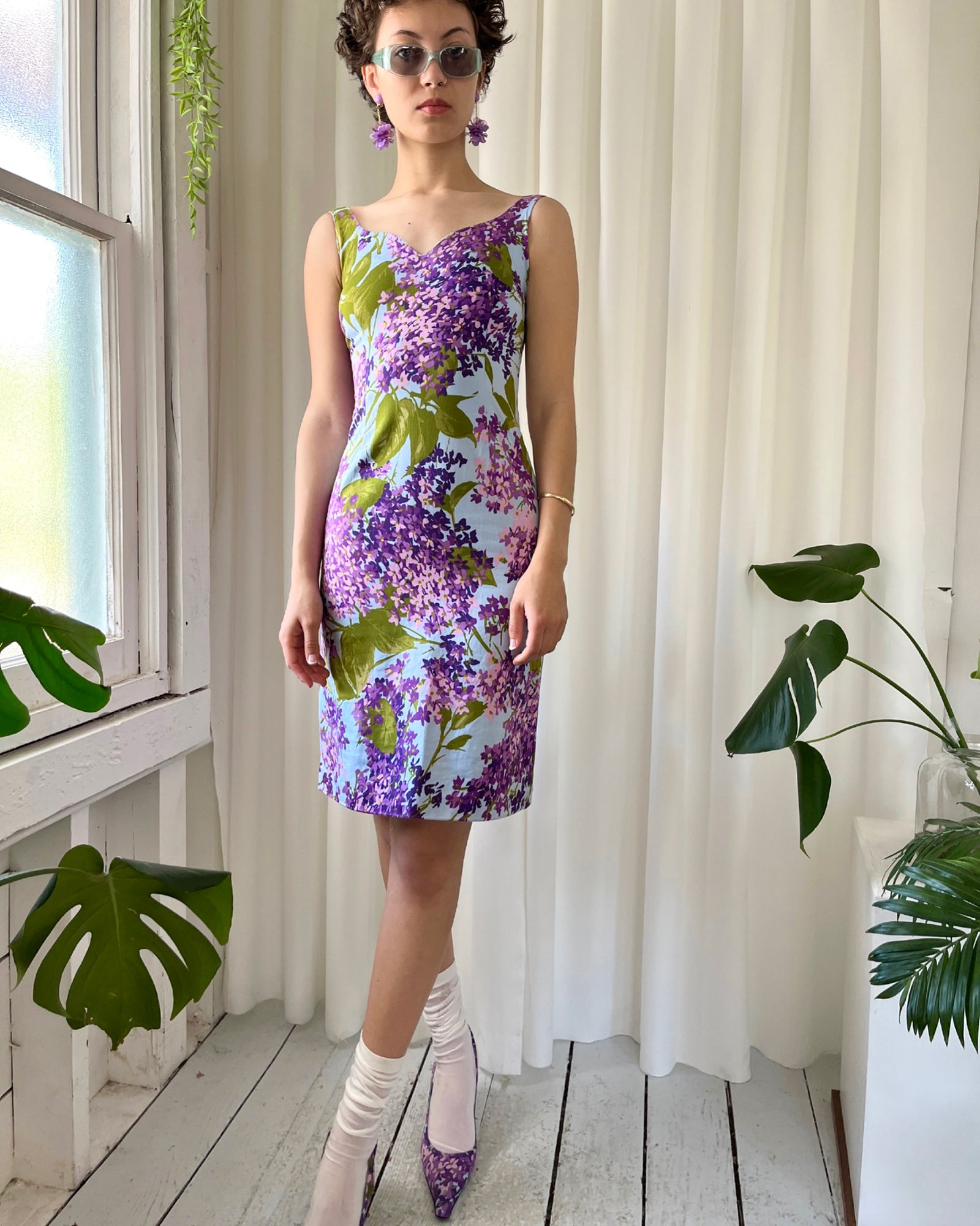 90s Moschino Floral Dress