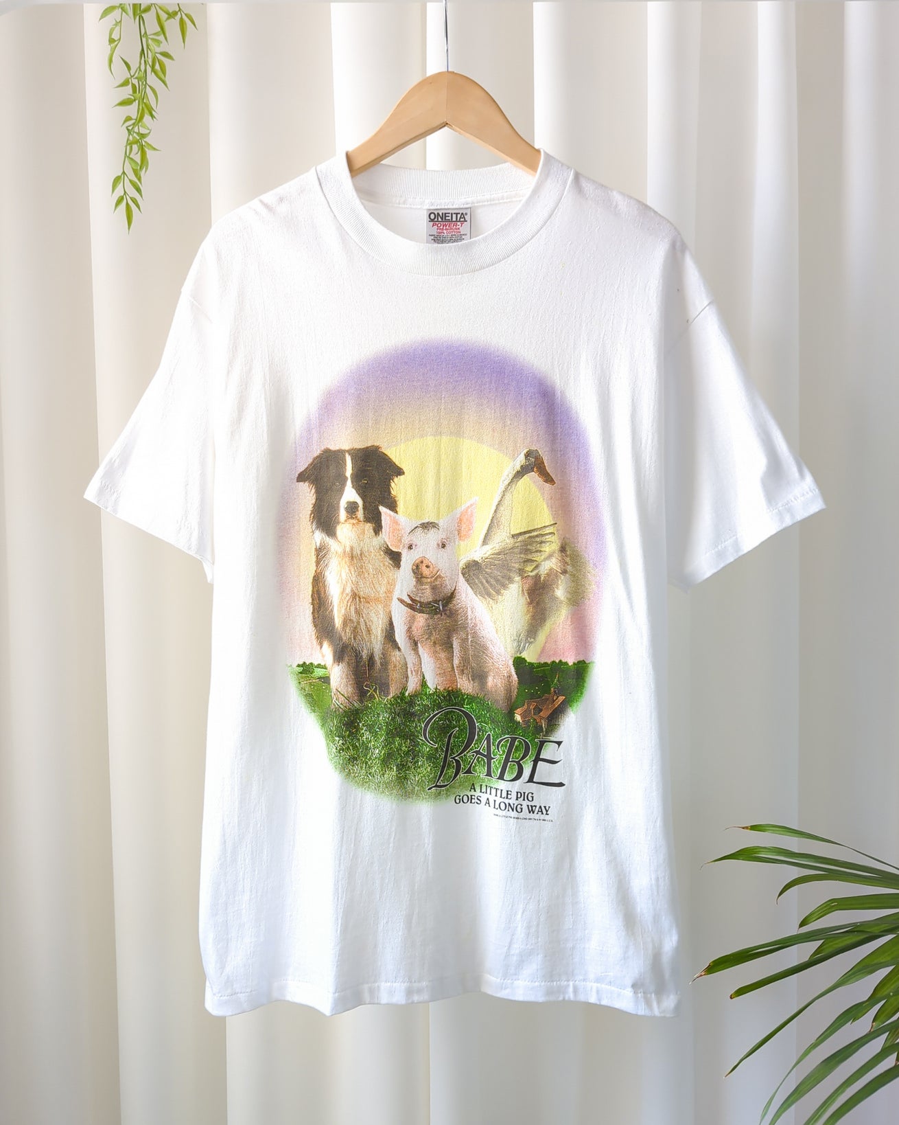 90s Babe Movie Promo Tee | M-L - Lucky Vintage