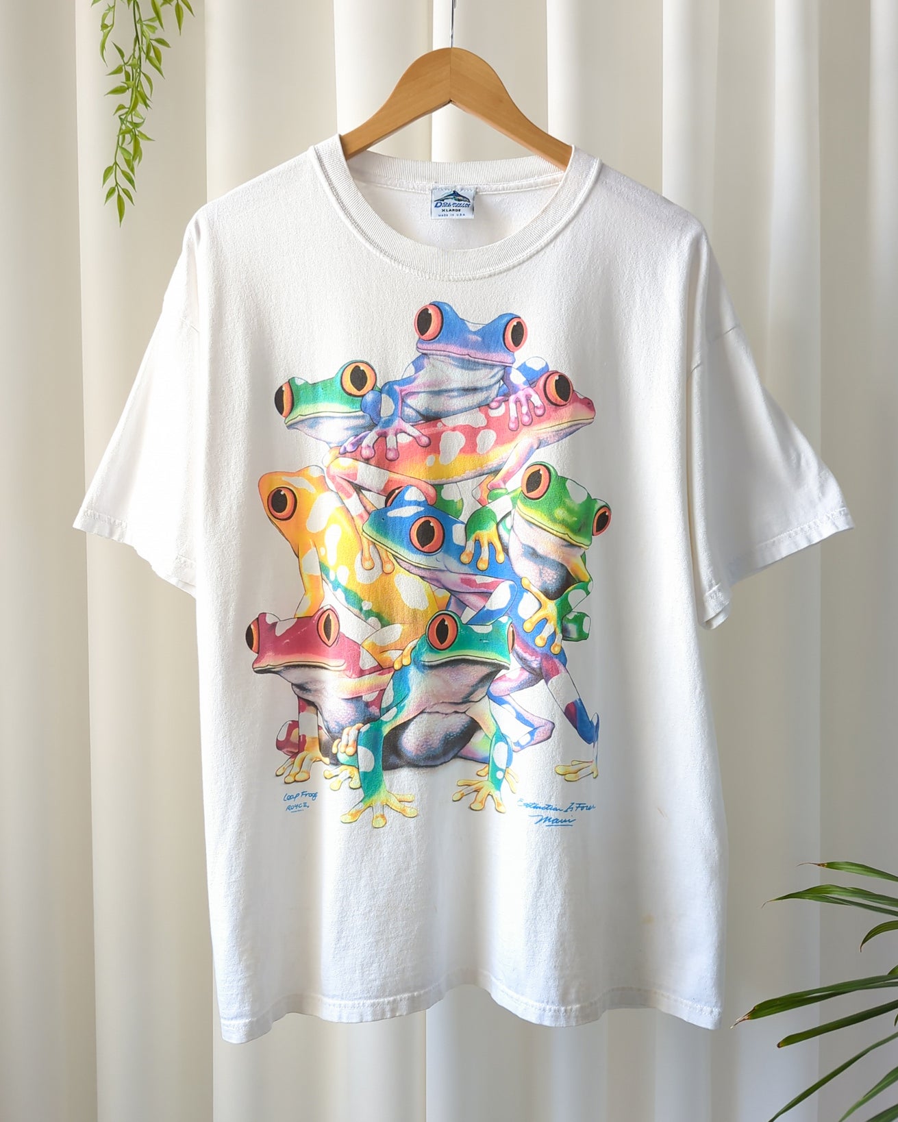 90s Frog Pile Up Tee - Lucky Vintage