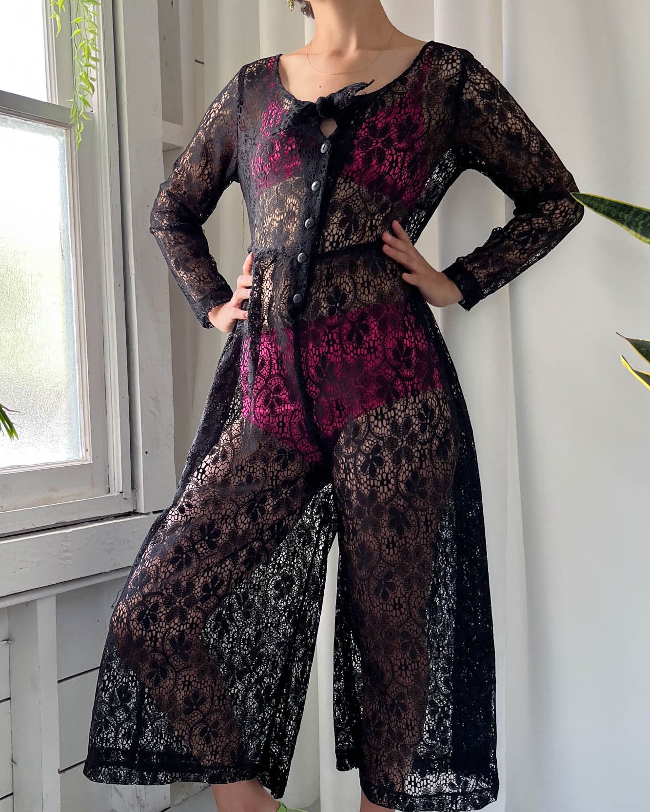 Buy Black Lace Top Jumpsuit for Women Online from India's Luxury Designers  2023