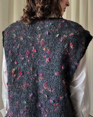 90s Shaggy Mohair Sweater Vest