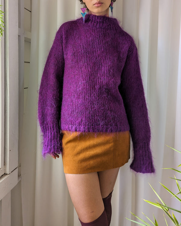 90s Mohair Sweater Dress - Lucky Vintage