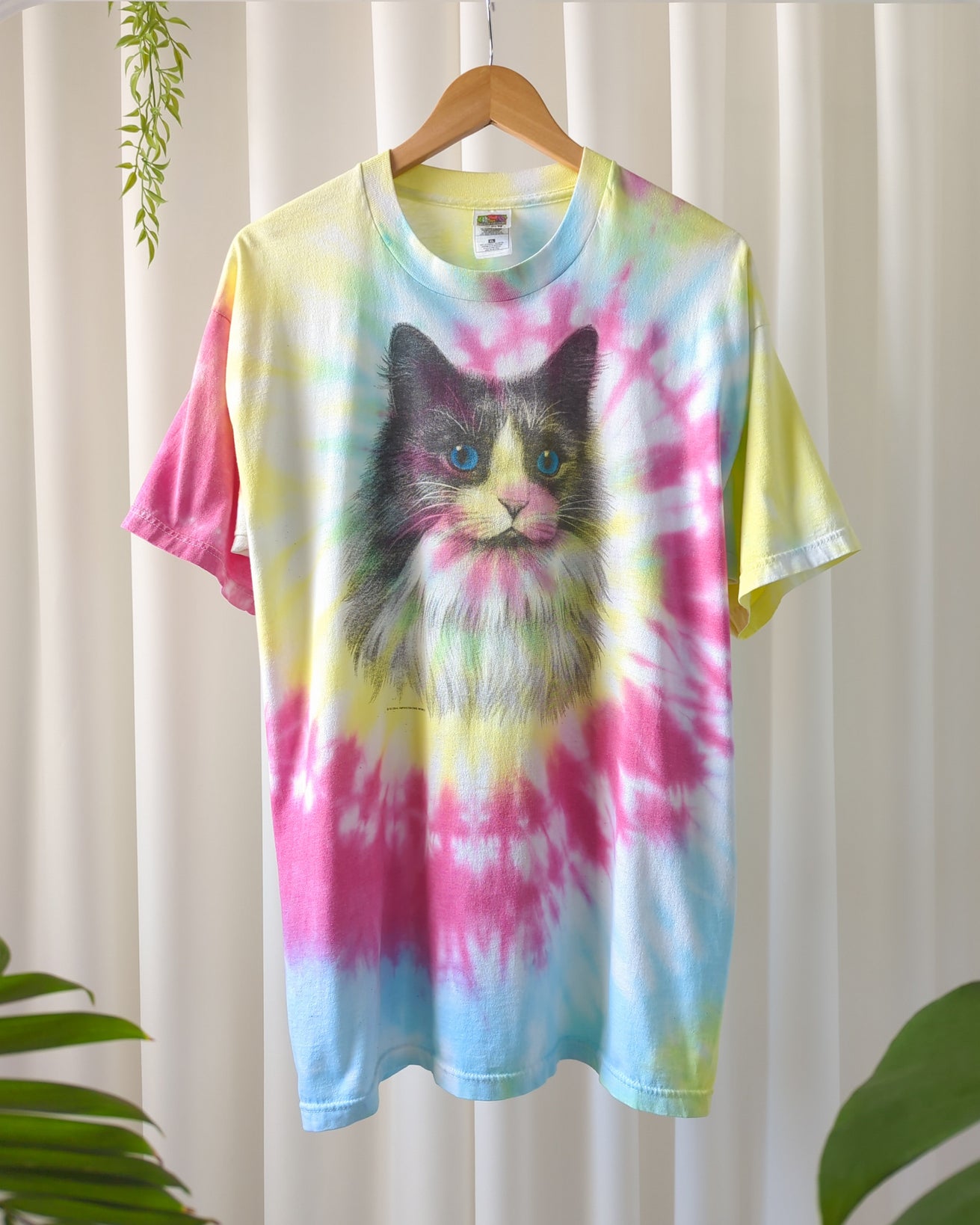 90s Kitty Tie Dye T-Shirt