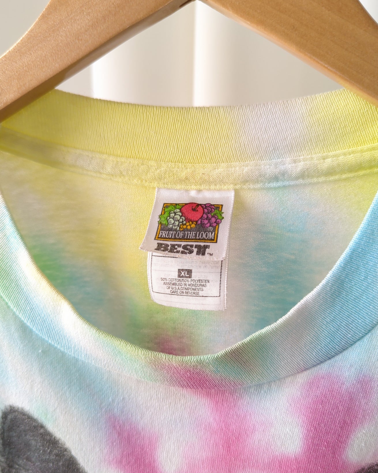 90s Kitty Tie Dye T-Shirt - Lucky Vintage