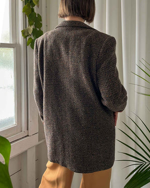 80s Tweed Wool Blazer