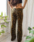 90s Leopard Print Furry Pants