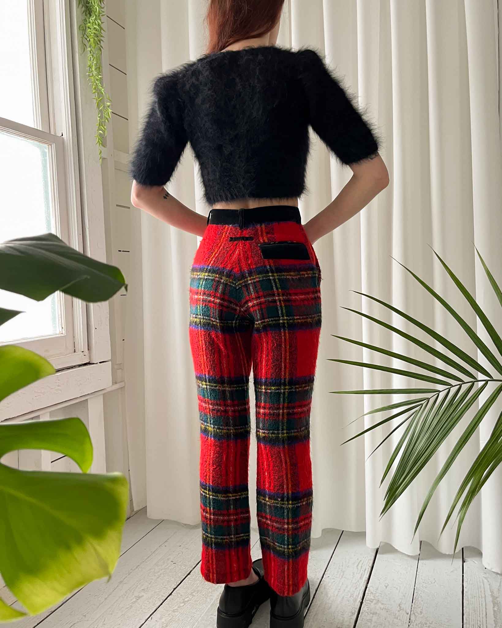 90s Gaultier Tartan Wool Pants - Lucky Vintage