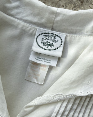 80s Laura Ashley Cotton Tunic | S-M