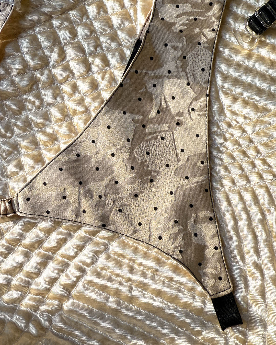 90s Silk & Lace Garter Belt | S - Lucky Vintage 90s Silk & Lace Garter Belt | S - Lucky Vintage