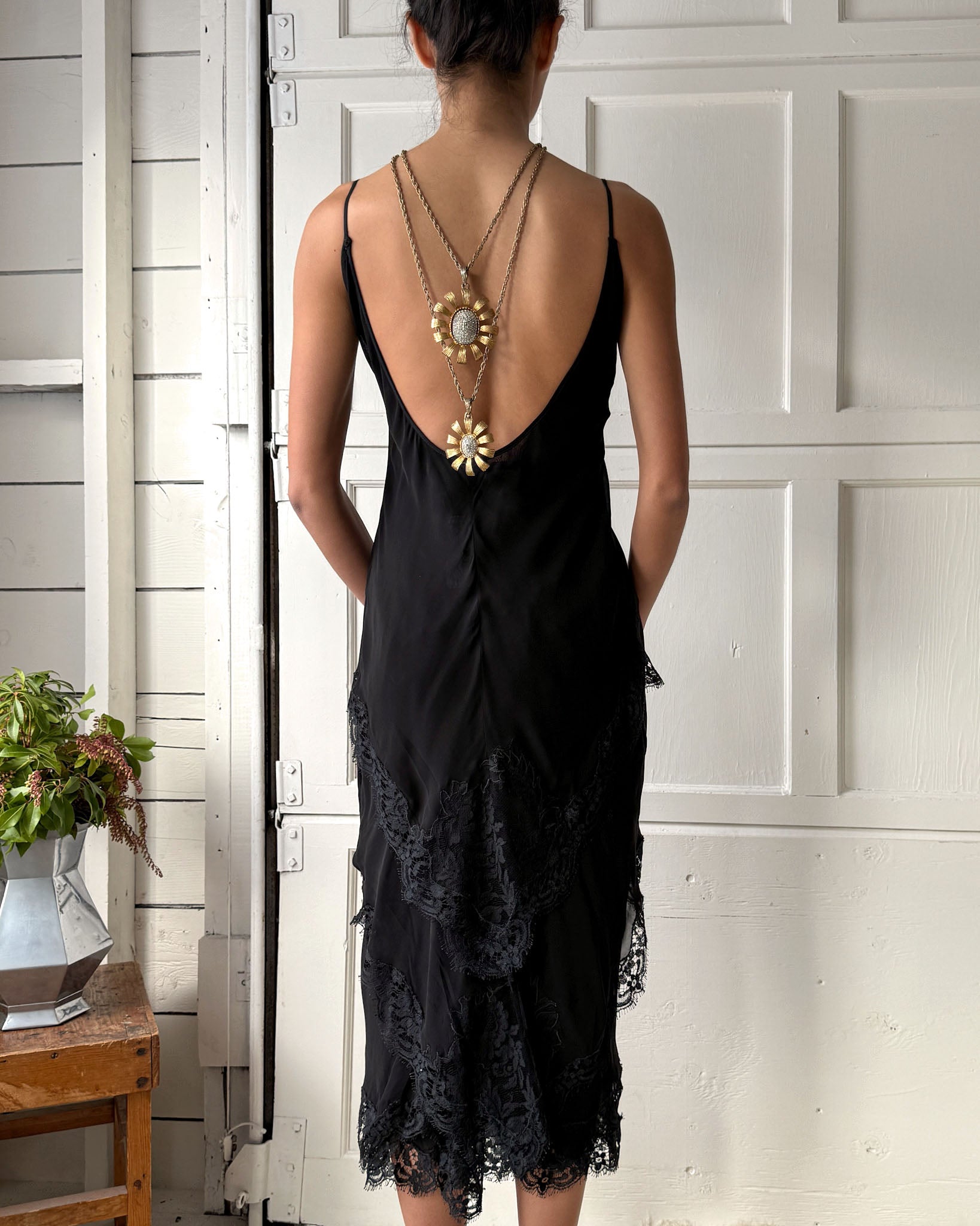 90s Alberta Ferretti Bias Cut Dress | S - Lucky Vintage 90s Alberta Ferretti Bias Cut Dress | S - Lucky Vintage