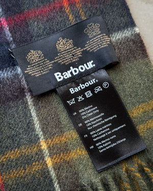 Barbour Plaid Merino Scarf