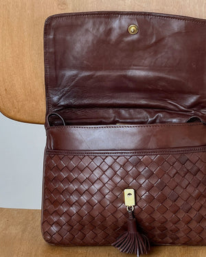 Bottega Veneta Napa Intrecciato Shoulder Bag