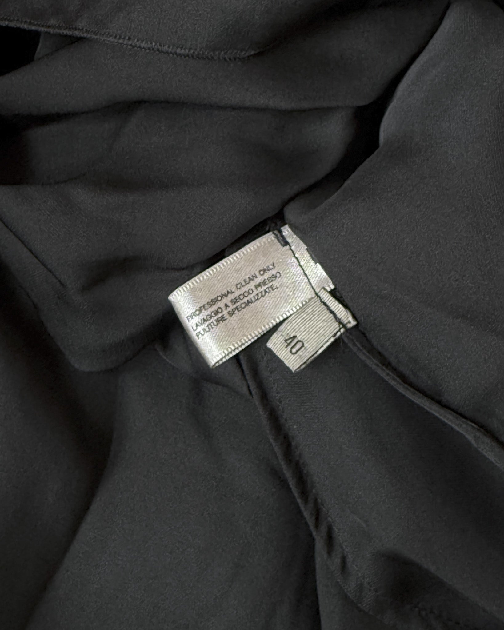 08 Bottega Veneta Leather & Silk Dress | S - Lucky Vintage 08 Bottega Veneta Leather & Silk Dress | S - Lucky Vintage