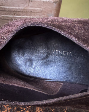 Bottega Veneta Brown Suede Ankle Boots | 8
