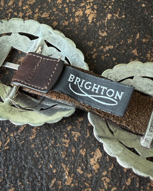 90s Brighton Sunflower Concho Belt