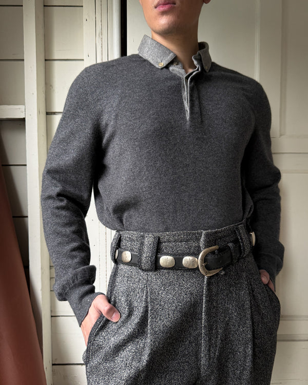 【美品】BRUNELLO CUCINELLI トレーナー クロップド グレー M BRUNELLO CUCINELLI - 【美品】BRUNELLO CUCINELLI トレーナー