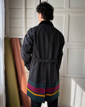AW12 Burberry Cashmere Panel Overcoat | L