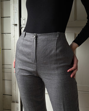 05 Chanel Gray Cashmere Pants | S