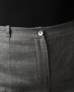 05 Chanel Gray Cashmere Pants | S