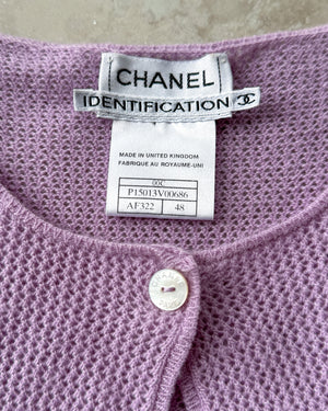 00C Chanel Cashmere Cardigan | M