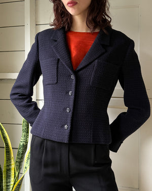 2002 Chanel Boucle Blazer | M