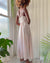 80s Dior Floral Satin Slip Dress | S-M