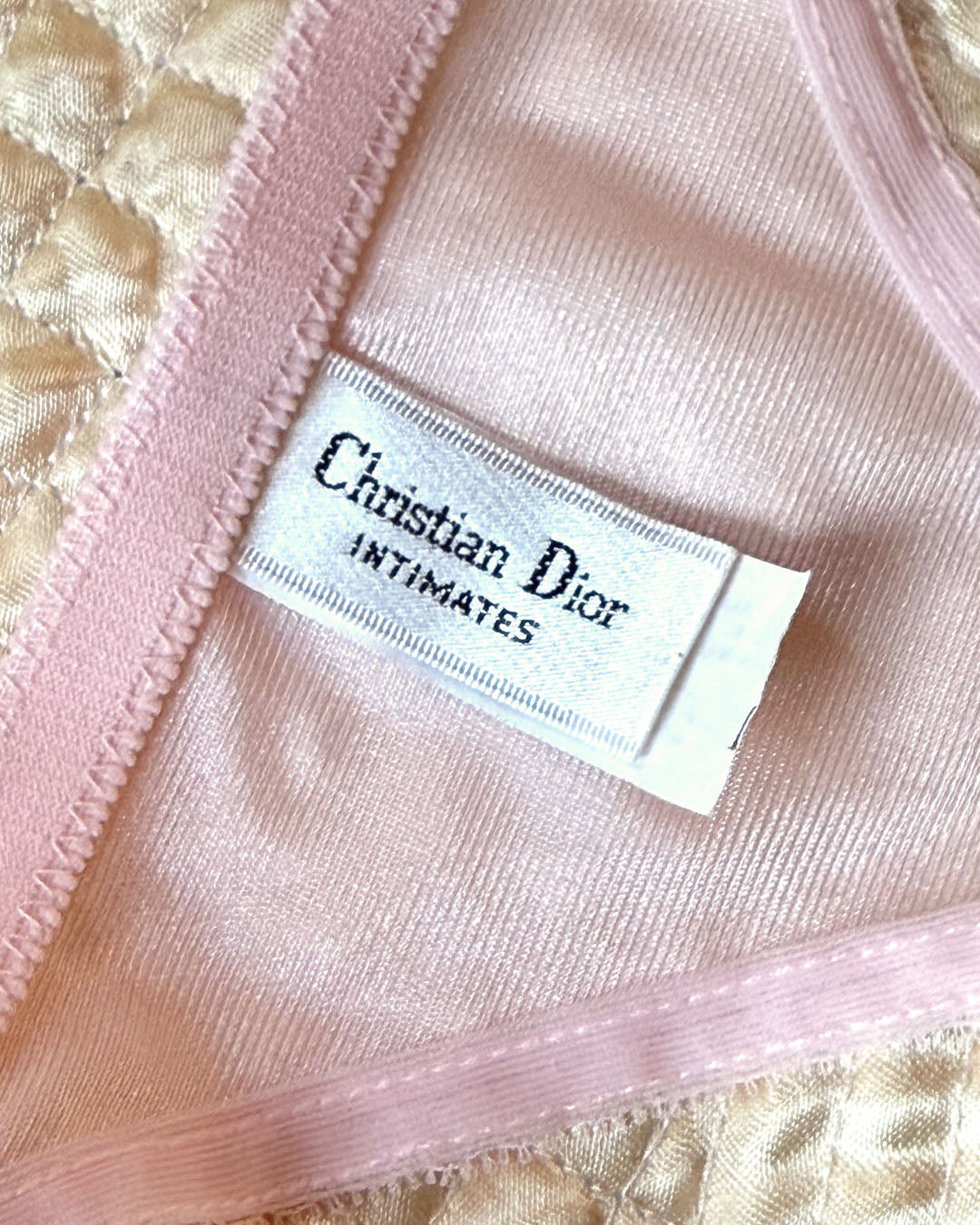 80s Christian Dior Pink Garter | XS-M