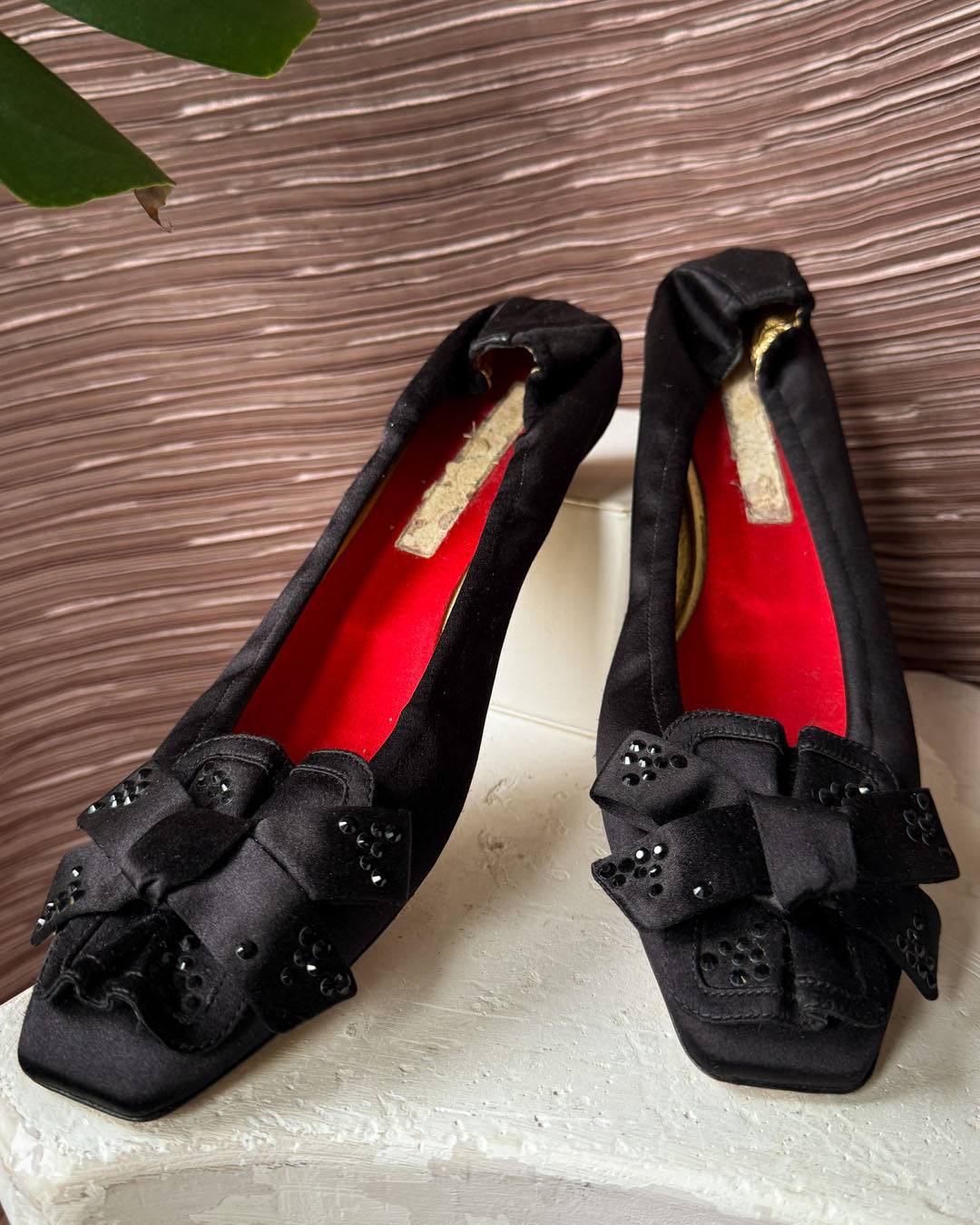 Christian Lacroix Silk Kitten Heels | 10