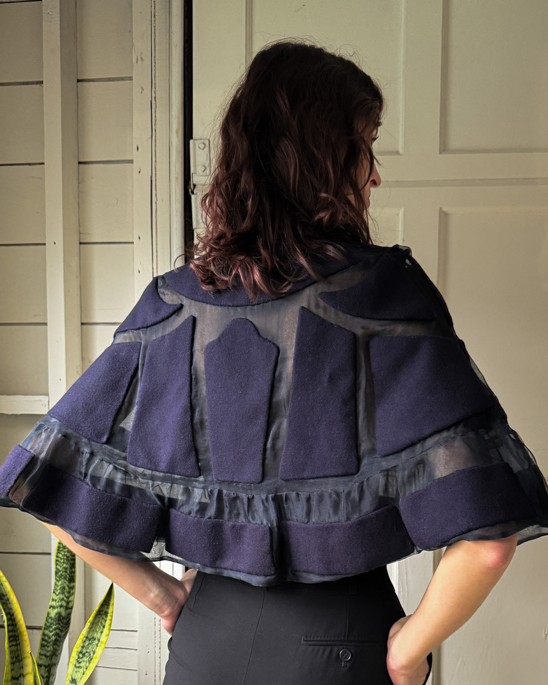 90s Cynthia Rowley Lion Capelet | XS-M