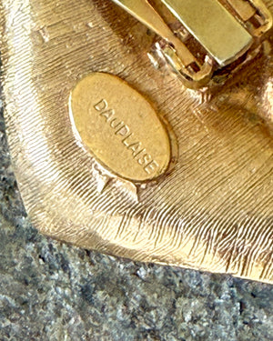 80s Dauplaise Gold Earrings