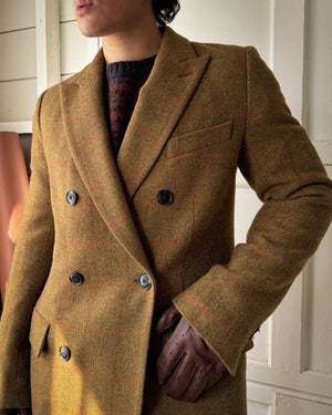 Dries van Noten Plaid Overcoat | M