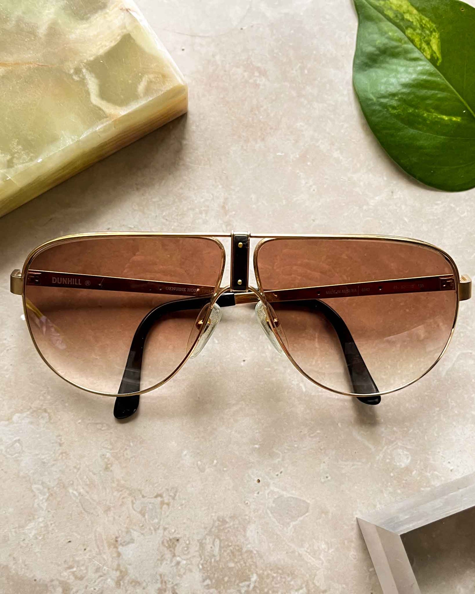 Dunhill Horn Trim Sunglasses