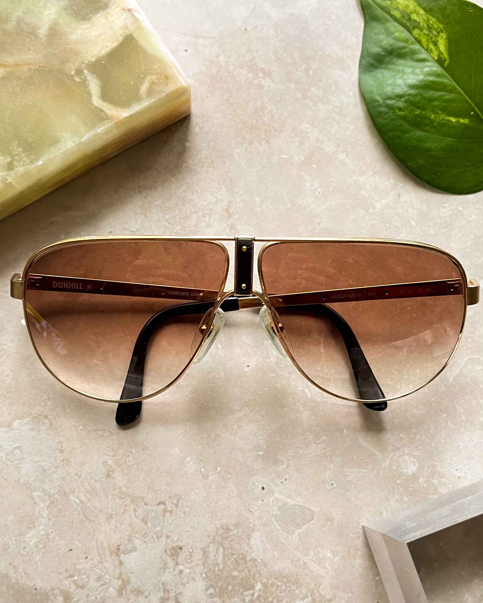 Dunhill Horn Trim Sunglasses