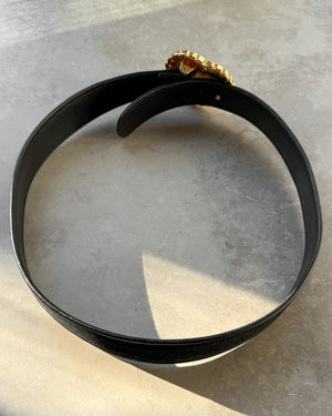 80s Escada Velvet Heart Belt