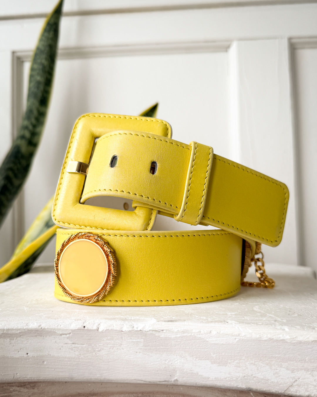 80s Escada Leather Belt