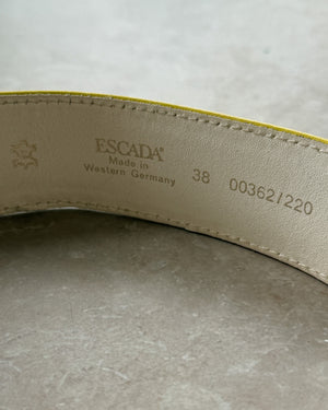 80s Escada Leather Belt